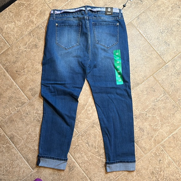 NWT Kensie Jeans Cropped - 12 - Picture 3 of 3